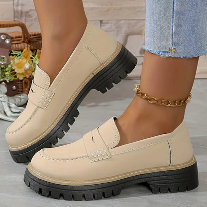 Madeleine Classic Comfortable Slip On Loafers For Women | Arvella