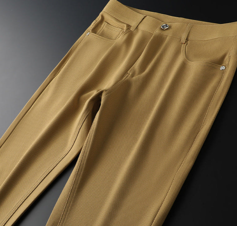 Luminous Tailored Straight Leg Trousers For Men | Valerio