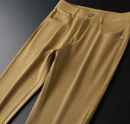 Luminous Tailored Straight Leg Trousers For Men | Valerio
