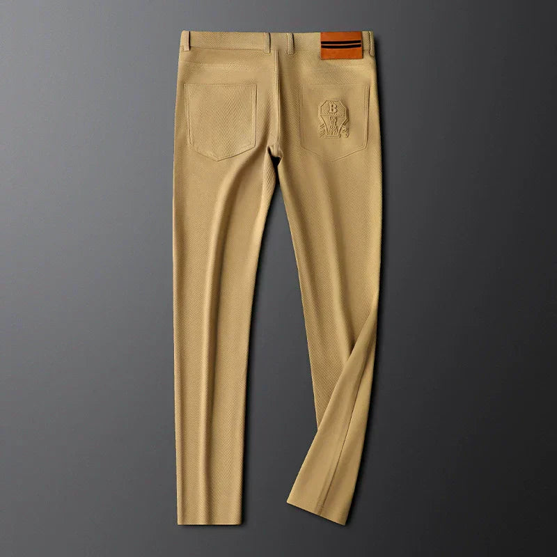 Luminous Tailored Straight Leg Trousers For Men | Valerio