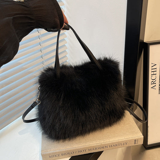 Bright Plush Small Handbag For Women | Mirelisse
