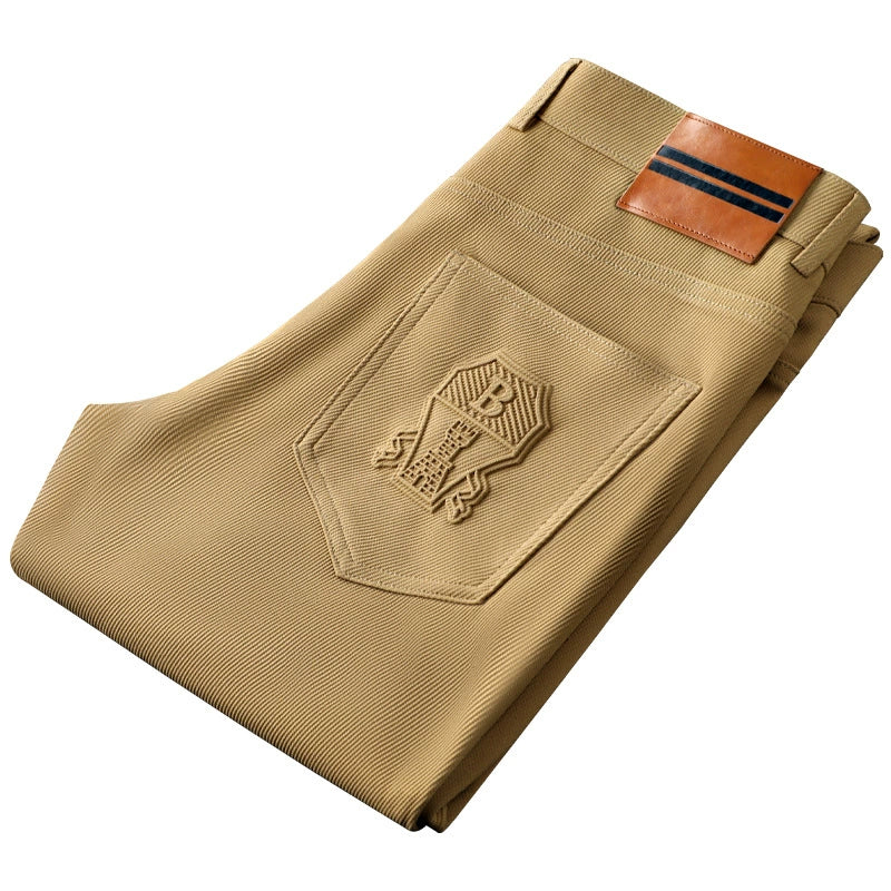 Luminous Tailored Straight Leg Trousers For Men | Valerio