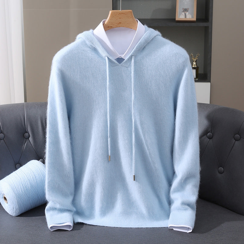 Premier Relaxed Fit Hooded Sweater For Men | Caedmon