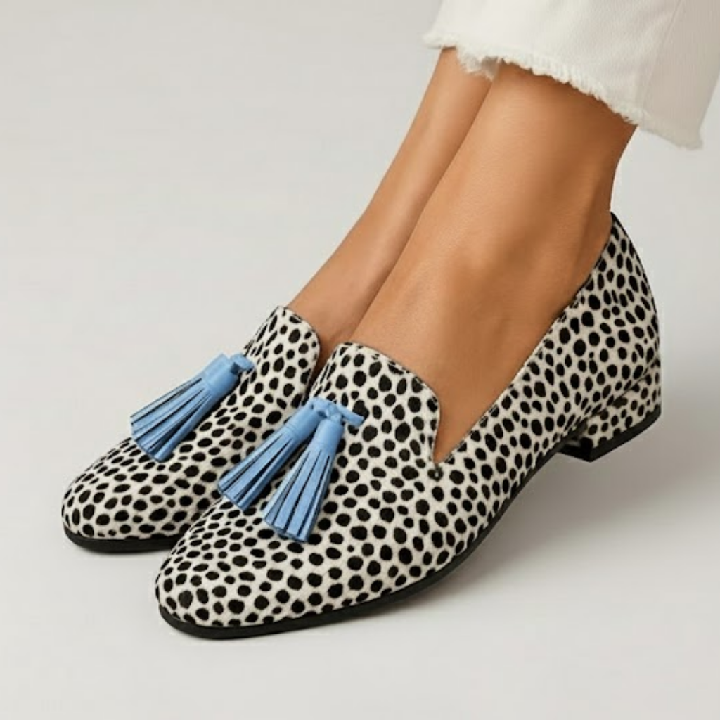 Adorable Tassel-embellished loafers with pointed silhouette for women | Mira