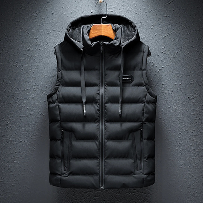 Everyday Padded Hooded Gilet Vest For Men | Kaedon