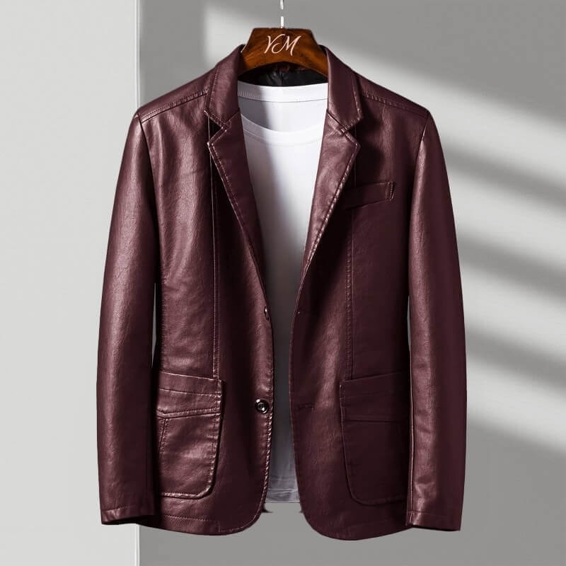 Flannel Tailored Two Button Blazer For Men | Lorenzo