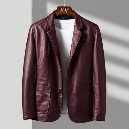 Flannel Tailored Two Button Blazer For Men | Lorenzo