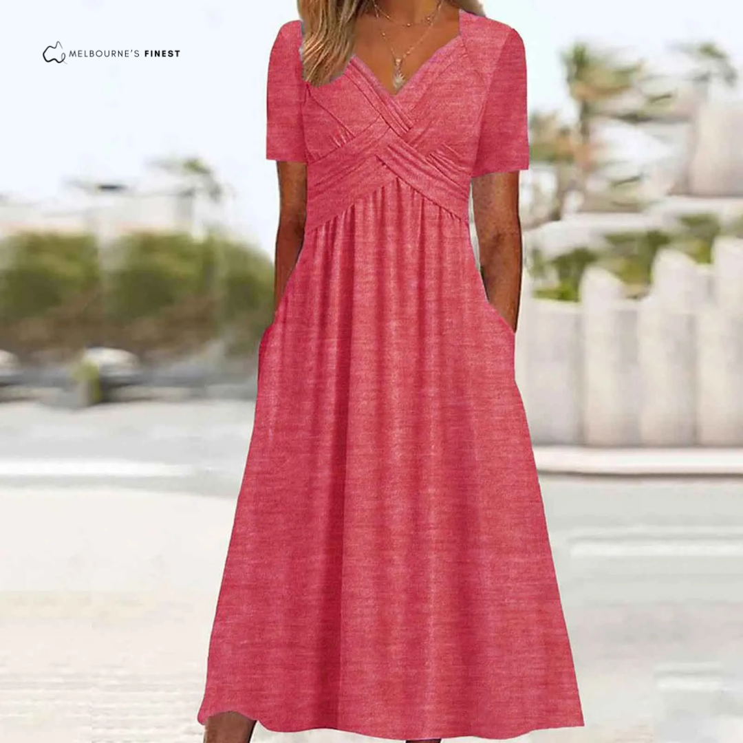 Quintessential Elegant versatile dress for women | Solene