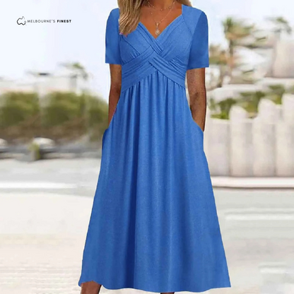 Quintessential Elegant versatile dress for women | Solene