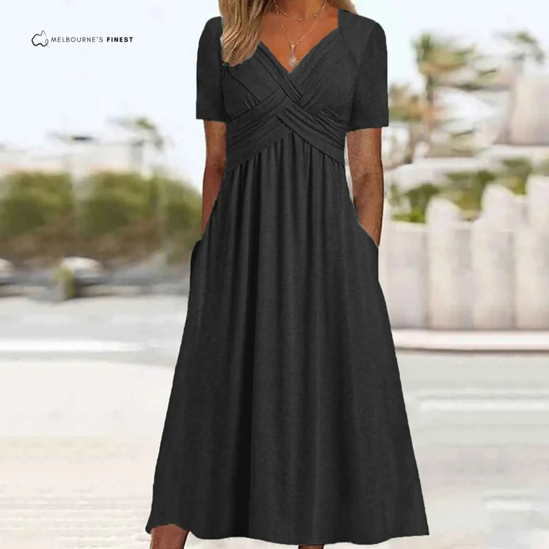 Quintessential Elegant versatile dress for women | Solene