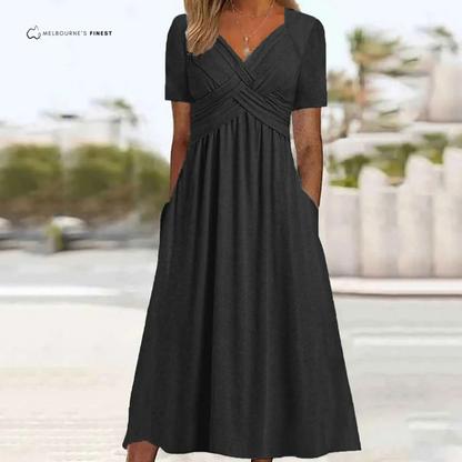 Quintessential Elegant versatile dress for women | Solene