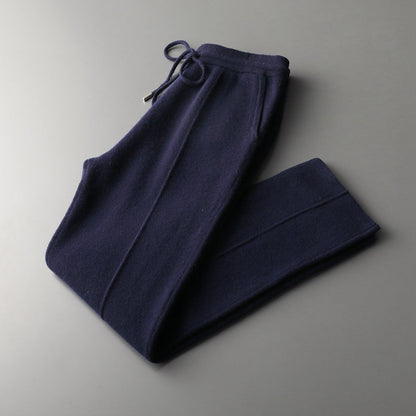 Shimmering Refined Drawstring Trousers For Men | Lando