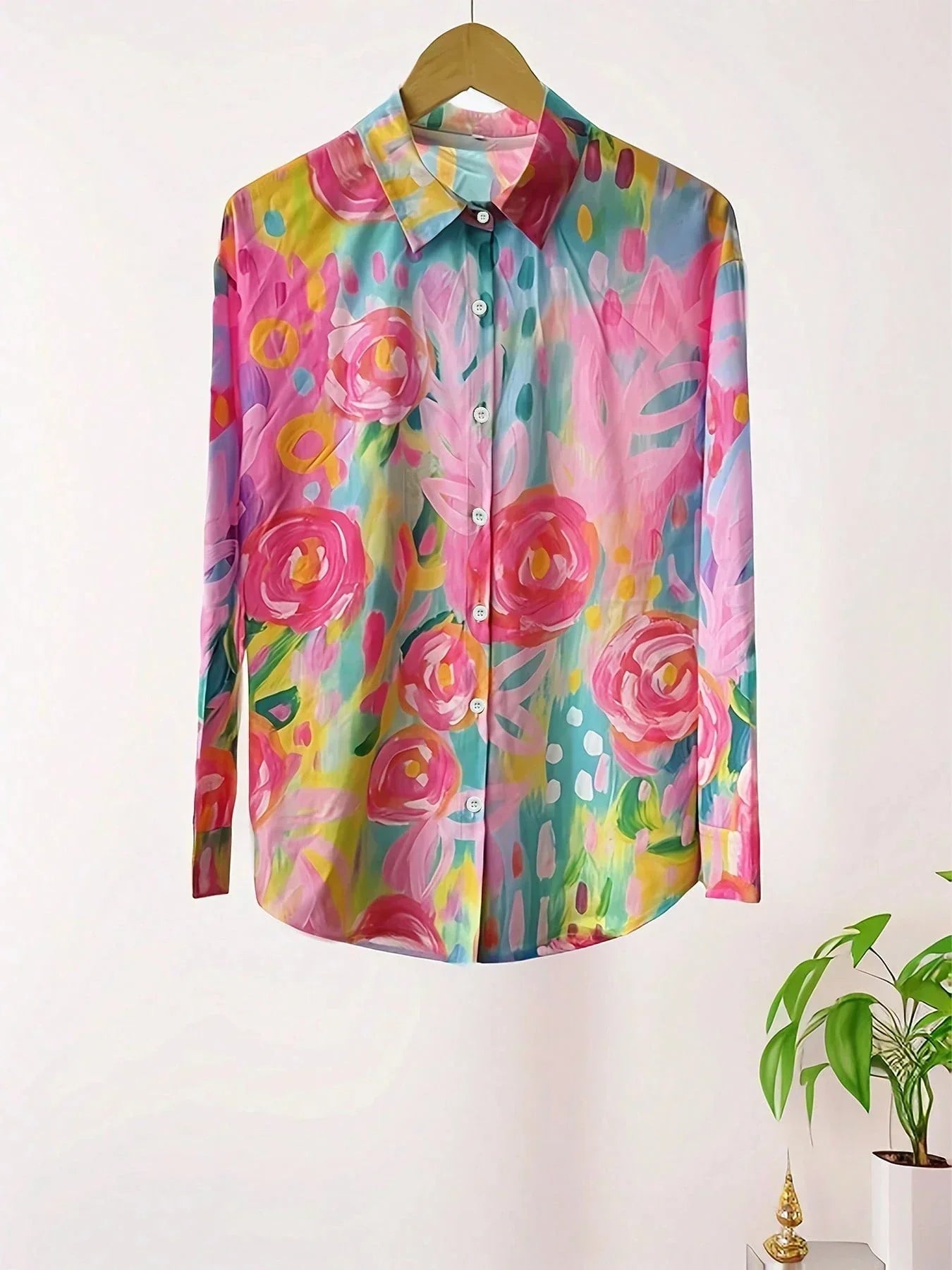 Quilted Colourful Pattern Blouse For Women | Mireya