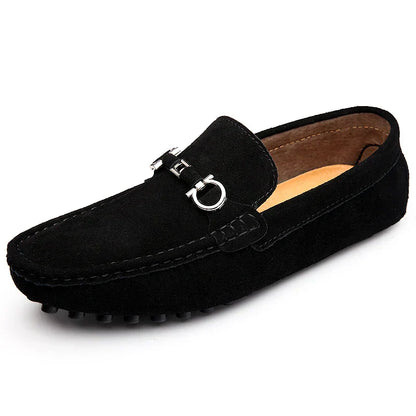 Checked Classic Slip On Loafers for Men | Laurent