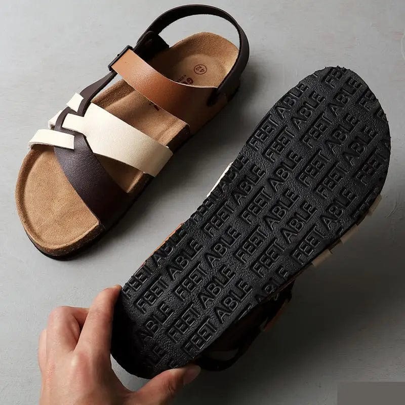 Foremost Classic comfort sandals with contoured footbed for men | Ottilie