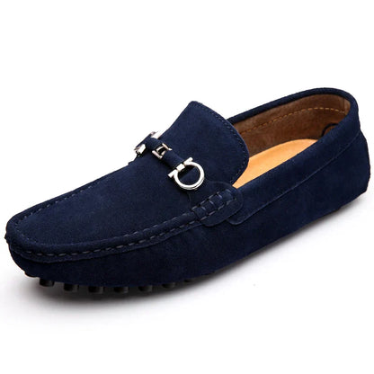 Checked Classic Slip On Loafers for Men | Laurent