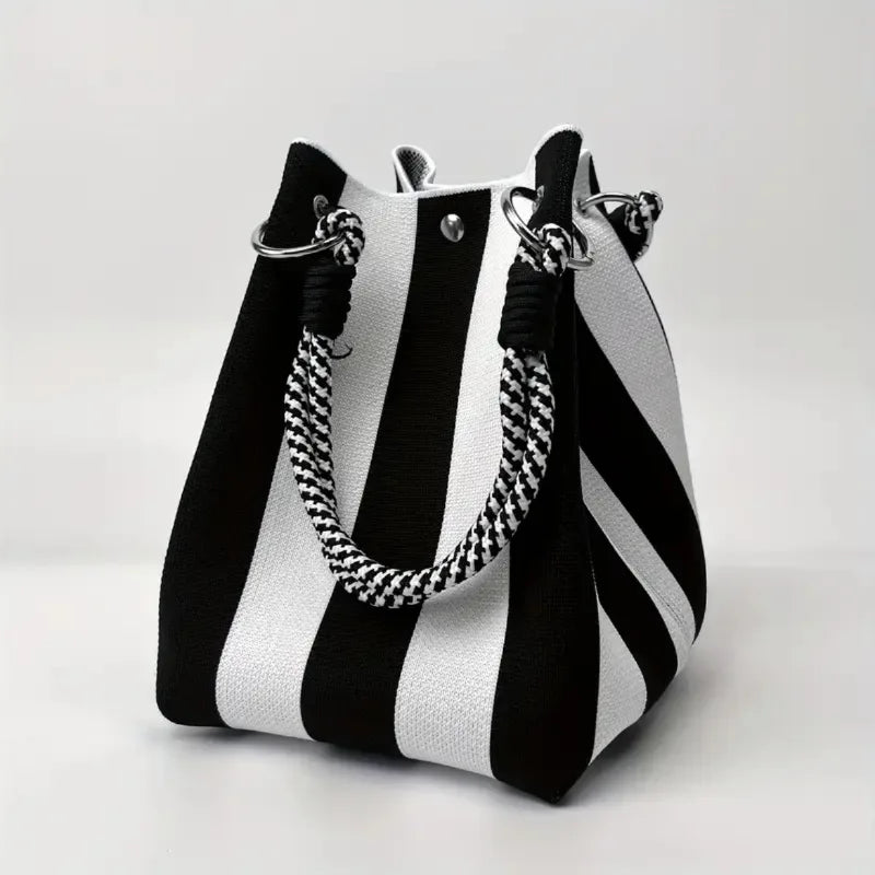 Lasting Striped Canvas Tote Bag for Women | Paloma