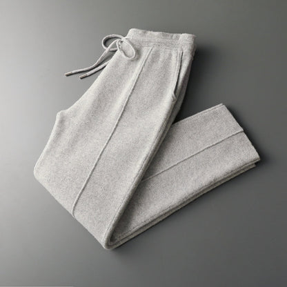 Shimmering Refined Drawstring Trousers For Men | Lando