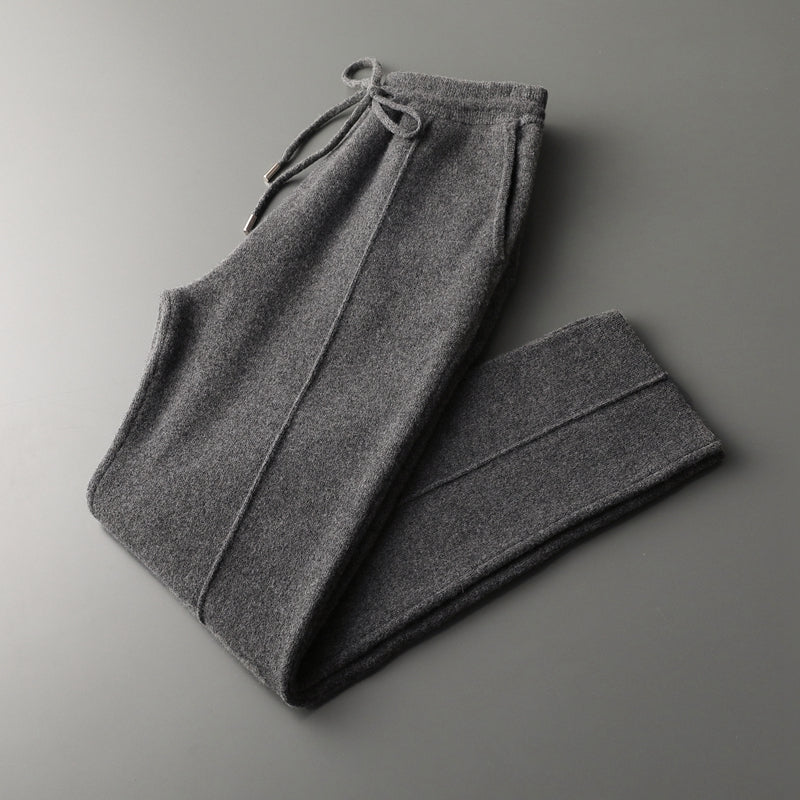 Shimmering Refined Drawstring Trousers For Men | Lando