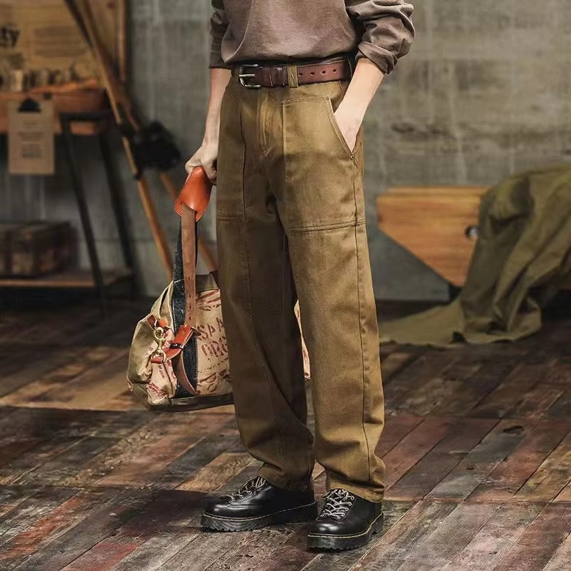 Cheerful Heritage Utility Trousers For Men | Caven