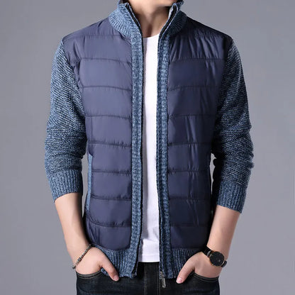 Joyful Hybrid Quilted Jacket For Men | Ezra