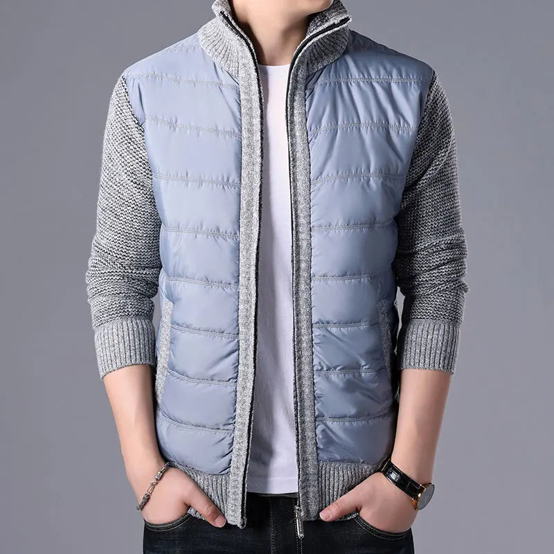 Joyful Hybrid Quilted Jacket For Men | Ezra