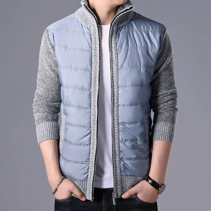 Joyful Hybrid Quilted Jacket For Men | Ezra