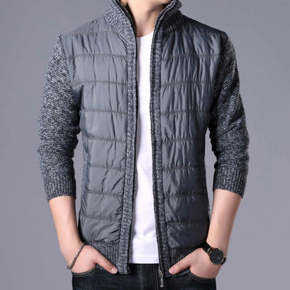 Joyful Hybrid Quilted Jacket For Men | Ezra