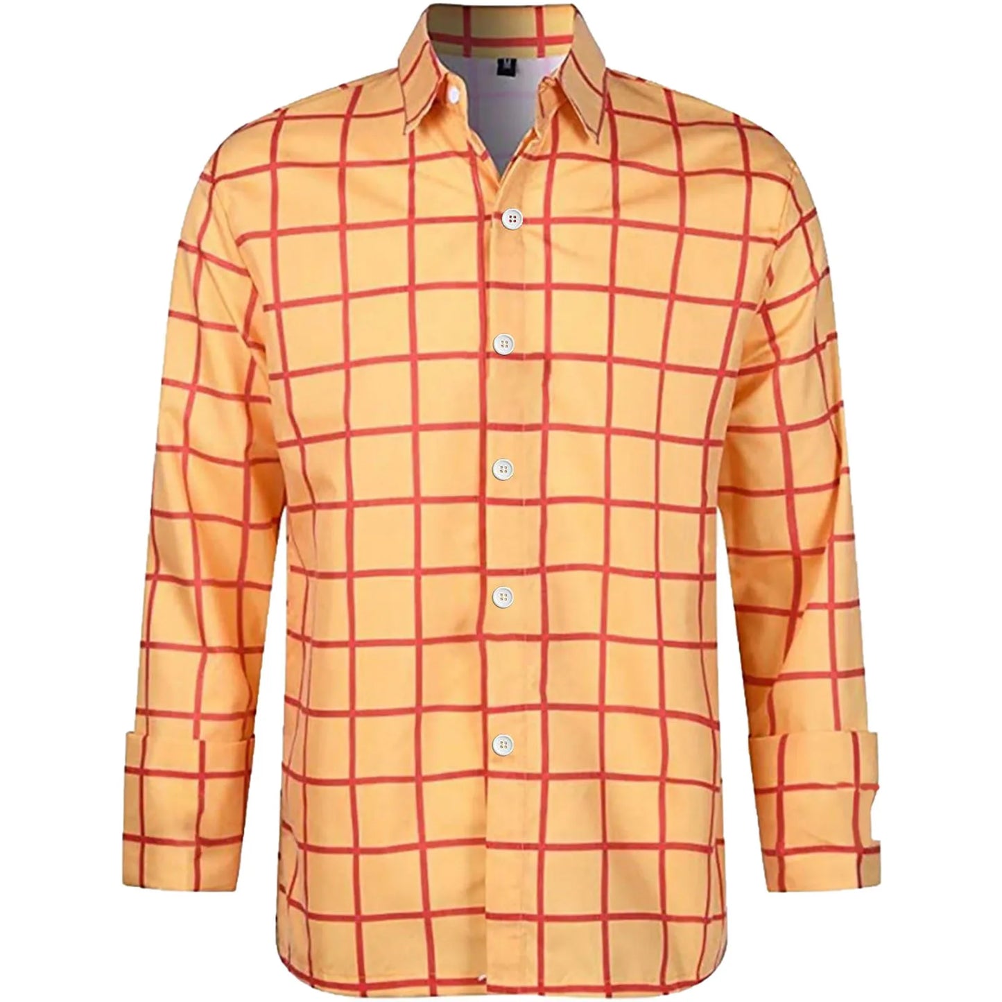 Breezy Long Sleeve Plaid Button Shirt For Men | Marvin