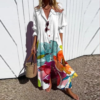 Subtle Effortless everyday maxi dress for women | Isalie