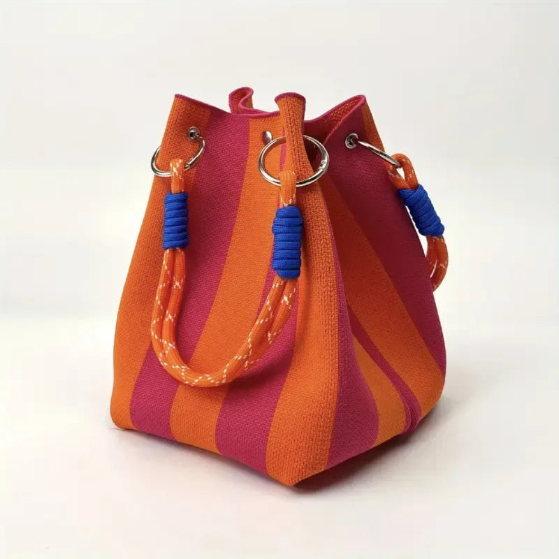 Lasting Striped Canvas Tote Bag for Women | Paloma