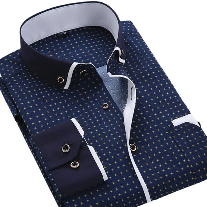 Light Long Sleeve Button Down Shirt For Men | Brent