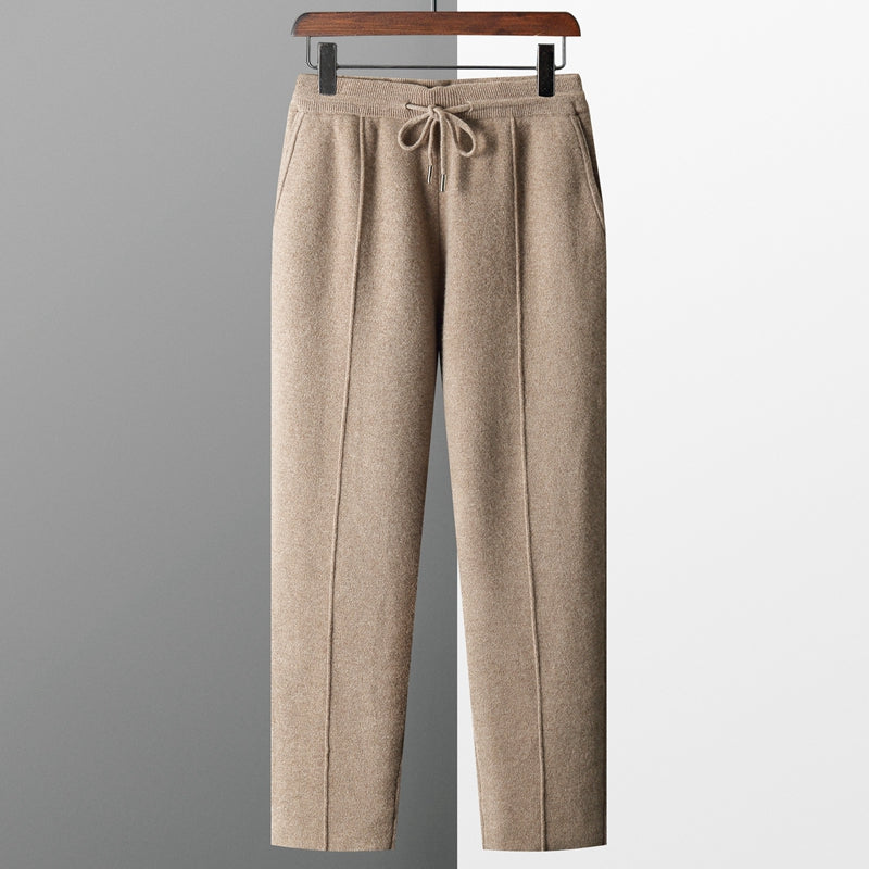Shimmering Refined Drawstring Trousers For Men | Lando