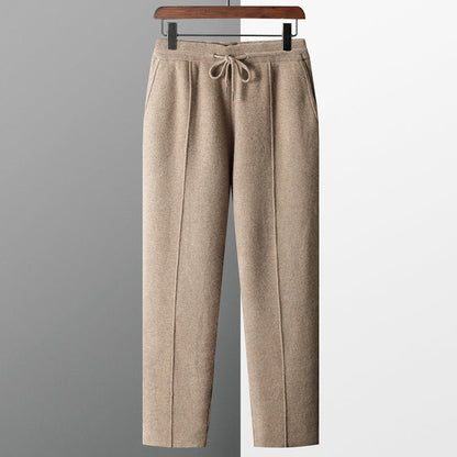 Shimmering Refined Drawstring Trousers For Men | Lando
