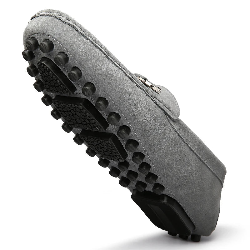 Checked Classic Slip On Loafers for Men | Laurent
