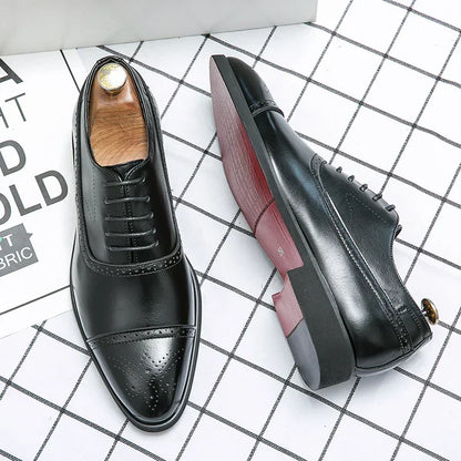Affectionate Classic Cap Toe Brogue Oxford Shoes For Men | Sterling