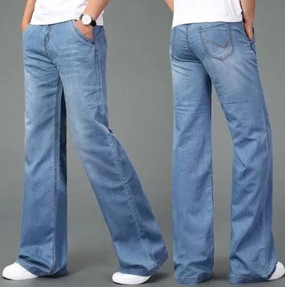 Dazzling Boot Cut Flared Jeans For Men | Ronan