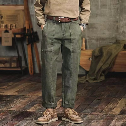 Cheerful Heritage Utility Trousers For Men | Caven