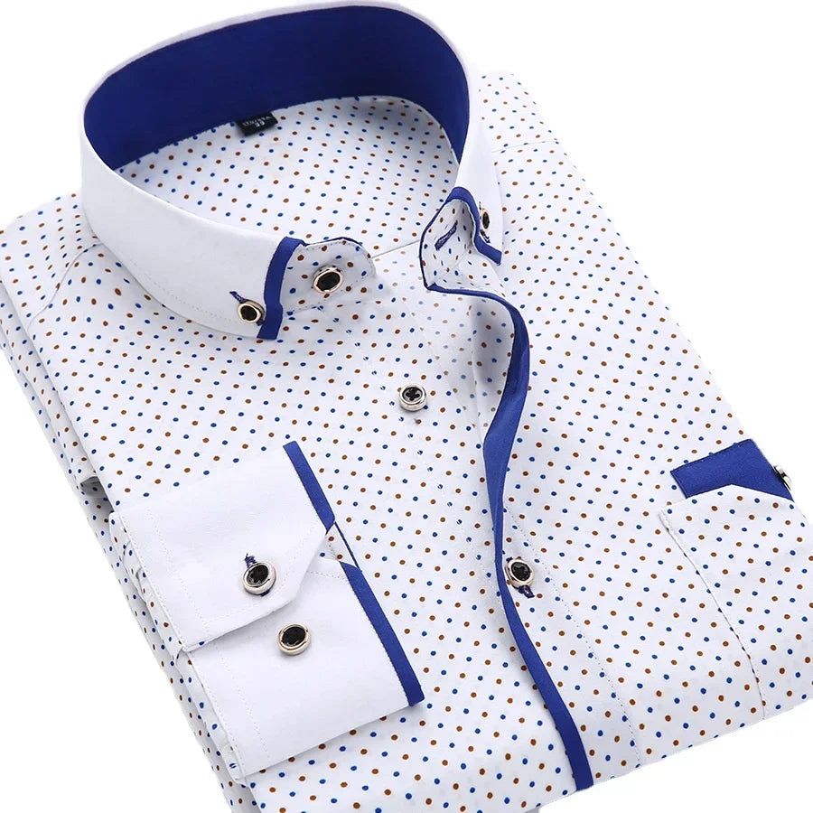 Light Long Sleeve Button Down Shirt For Men | Brent