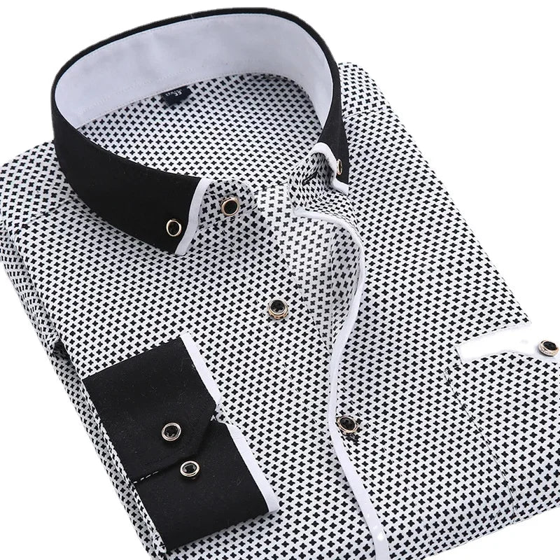 Light Long Sleeve Button Down Shirt For Men | Brent