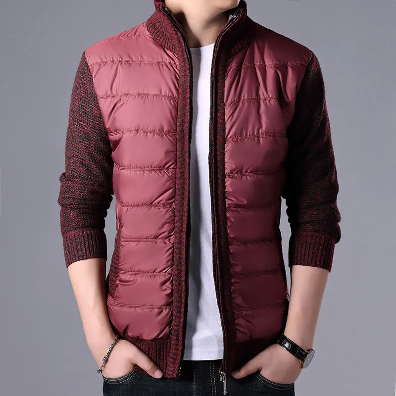 Joyful Hybrid Quilted Jacket For Men | Ezra