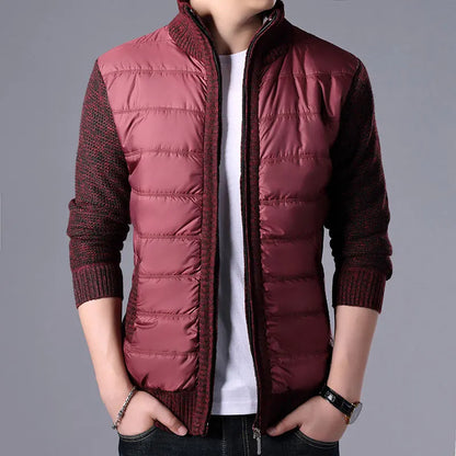 Joyful Hybrid Quilted Jacket For Men | Ezra