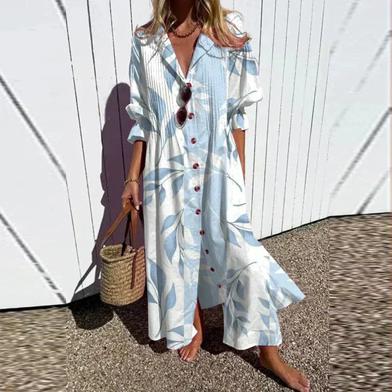 Subtle Effortless everyday maxi dress for women | Isalie