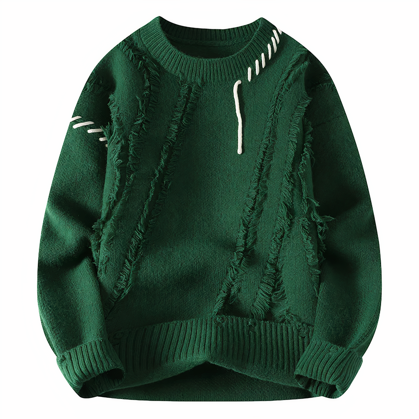 Belgravia Knitted sweater with patchwork pattern for men | Jasper
