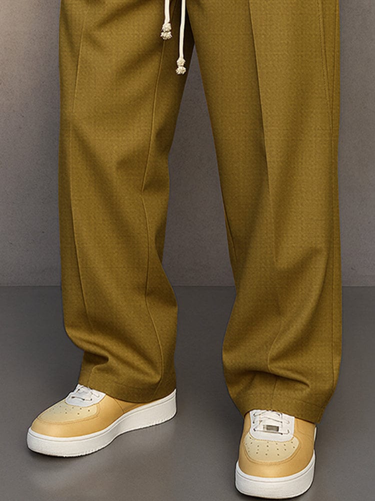 Captivating Relaxed Drawstring Trousers For Men | Caelan