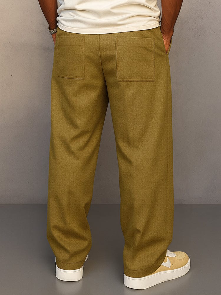 Captivating Relaxed Drawstring Trousers For Men | Caelan