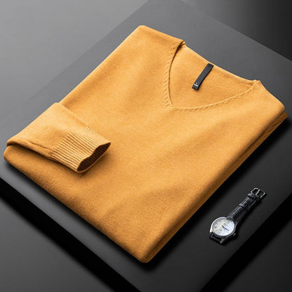 Honest Classic V-Neck Sweater for Men | Ashton