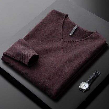 Honest Classic V-Neck Sweater for Men | Ashton