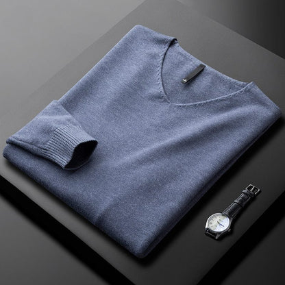Honest Classic V-Neck Sweater for Men | Ashton