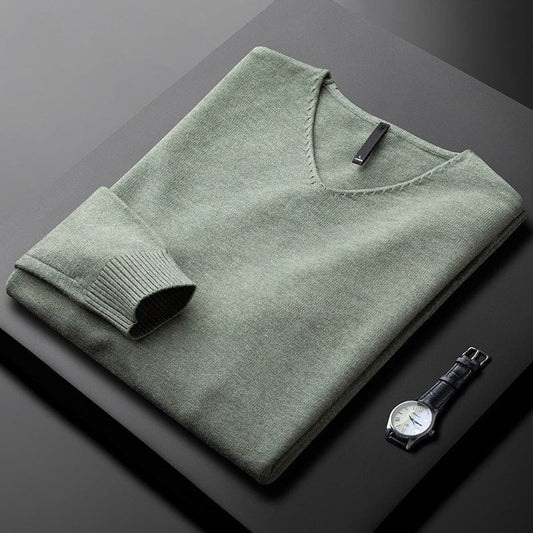 Honest Classic V-Neck Sweater for Men | Ashton